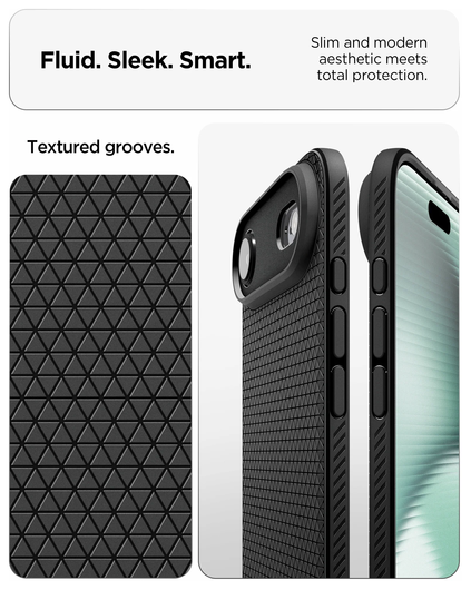 Spigen Liquid Air Apple iPhone Air Hoesje Back Cover Matte Zwart afbeelding 5