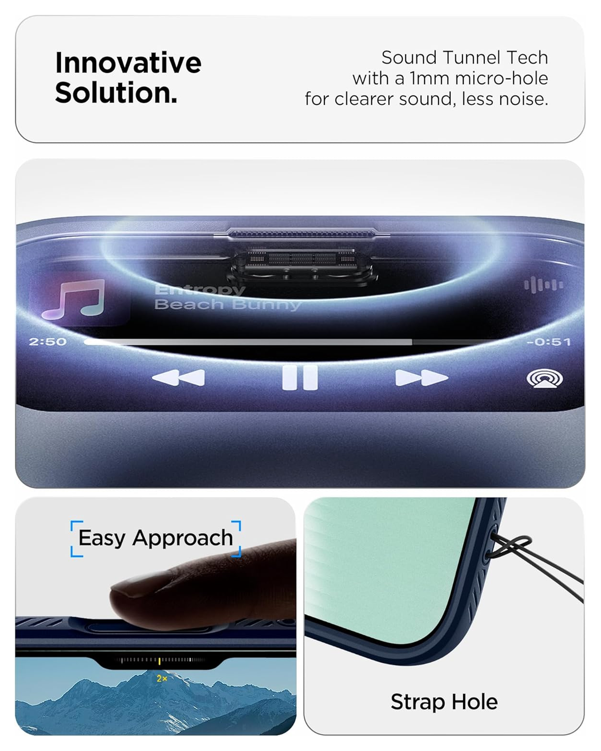 Spigen Liquid Air Apple iPhone Air Hoesje Back Cover Blauw afbeelding 3