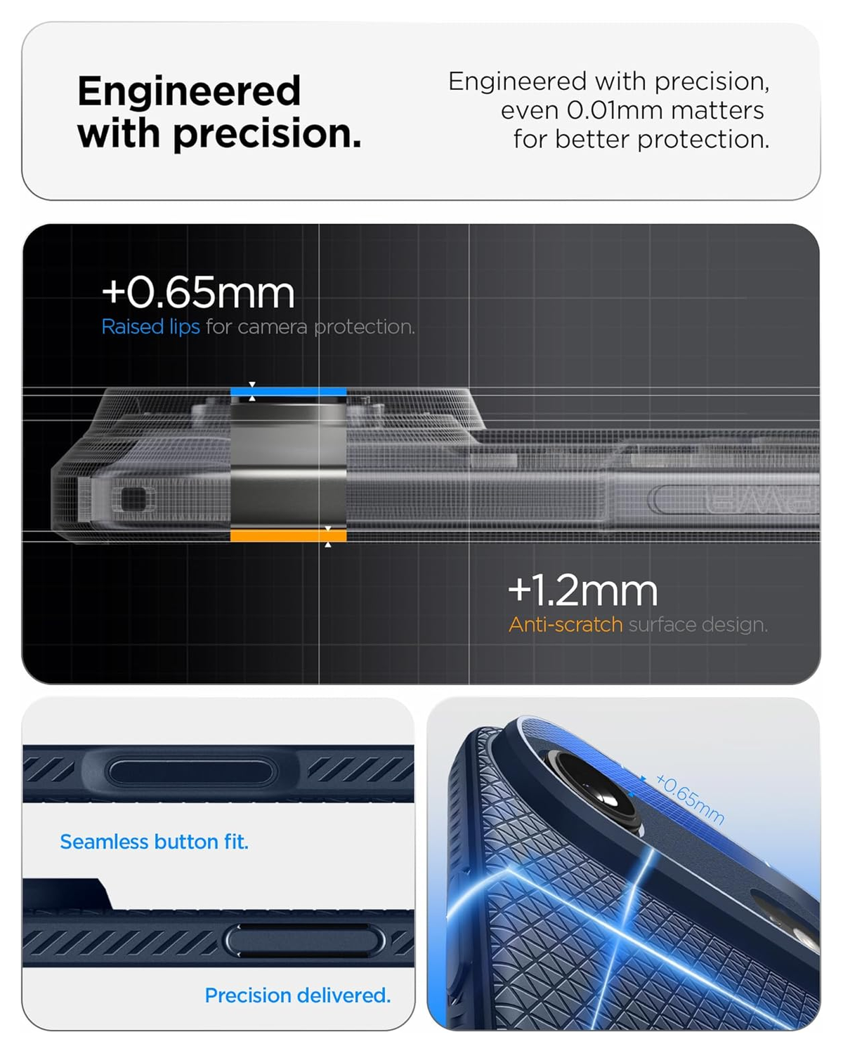 Spigen Liquid Air Apple iPhone Air Hoesje Back Cover Blauw afbeelding 7