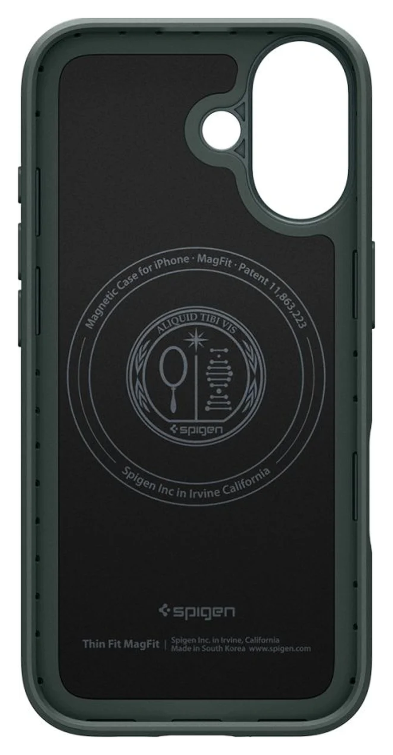 Spigen Thin Fit MagFit iPhone 17 Hoesje MagSafe Back Cover Groen afbeelding 8