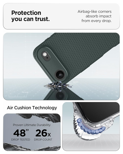 Spigen Liquid Air Apple iPhone Air Hoesje Back Cover Groen afbeelding 3