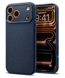 Spigen Liquid Air Apple iPhone 17 Pro Max Hoesje Back Cover Blauw afbeelding