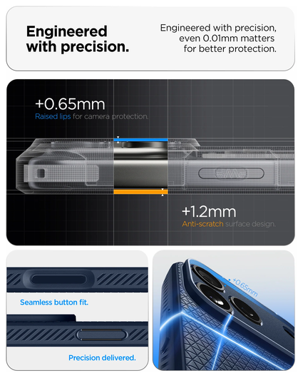 Spigen Liquid Air Apple iPhone 17 Pro Max Hoesje Back Cover Blauw afbeelding 7