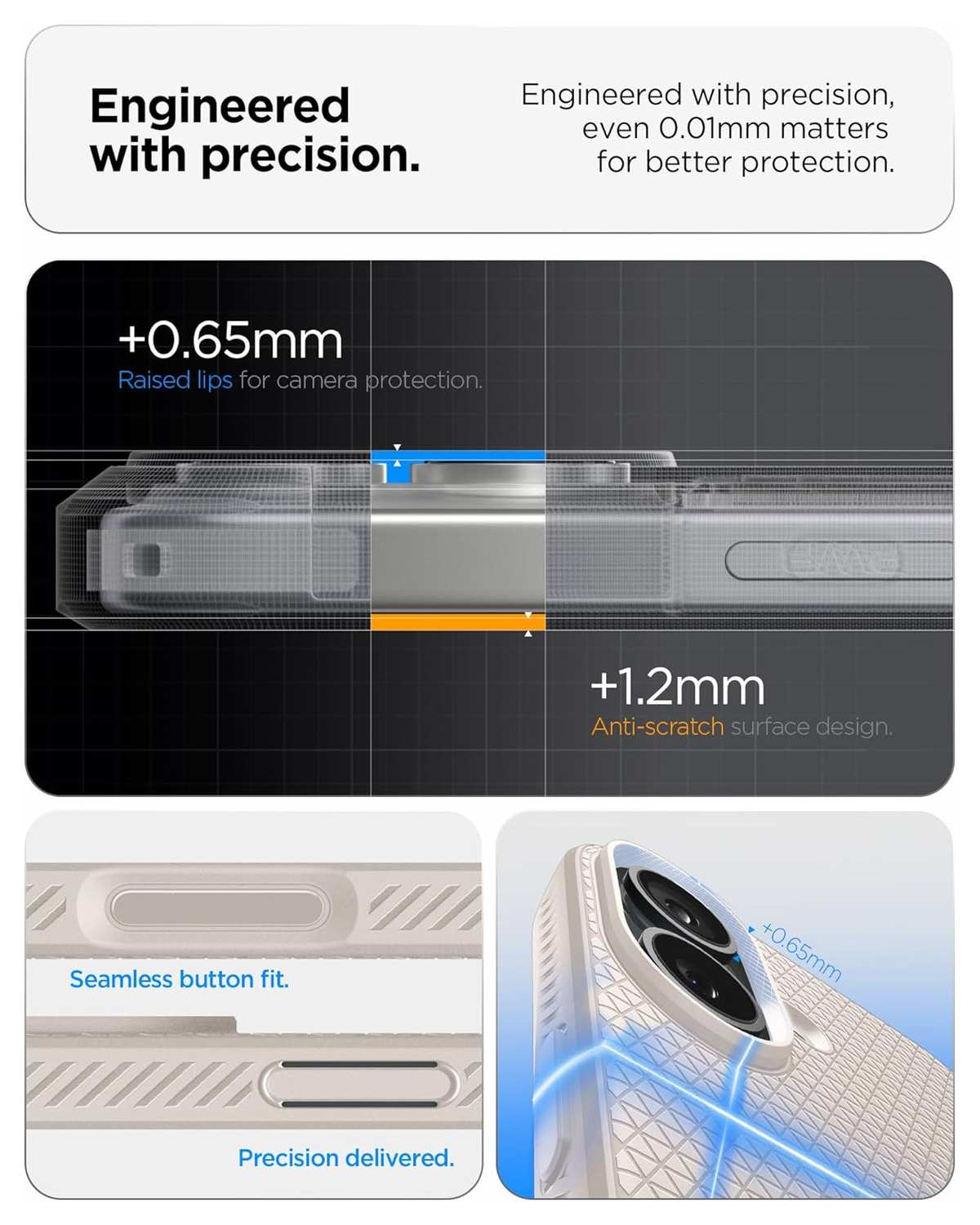Spigen Liquid Air Apple iPhone 17 Hoesje Back Cover Titanium afbeelding 7