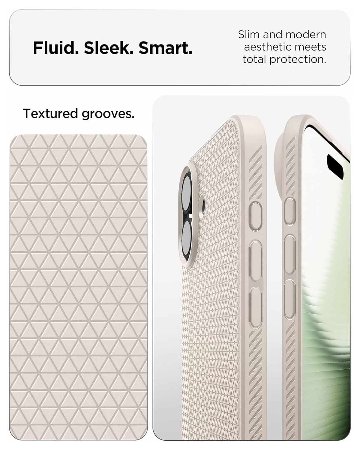 Spigen Liquid Air Apple iPhone 17 Hoesje Back Cover Titanium afbeelding 5