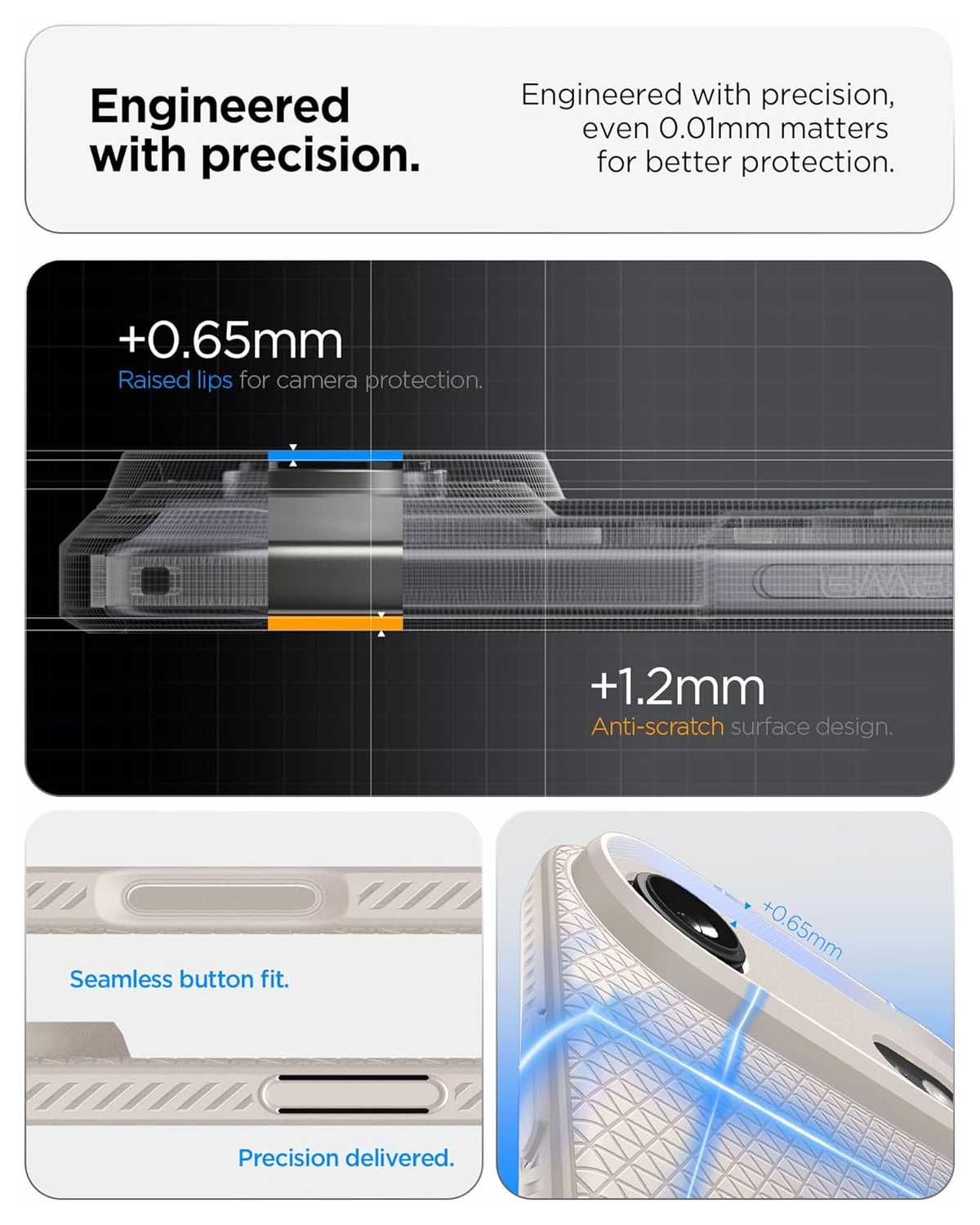 Spigen Liquid Air Apple iPhone Air Hoesje Back Cover Titanium afbeelding 6