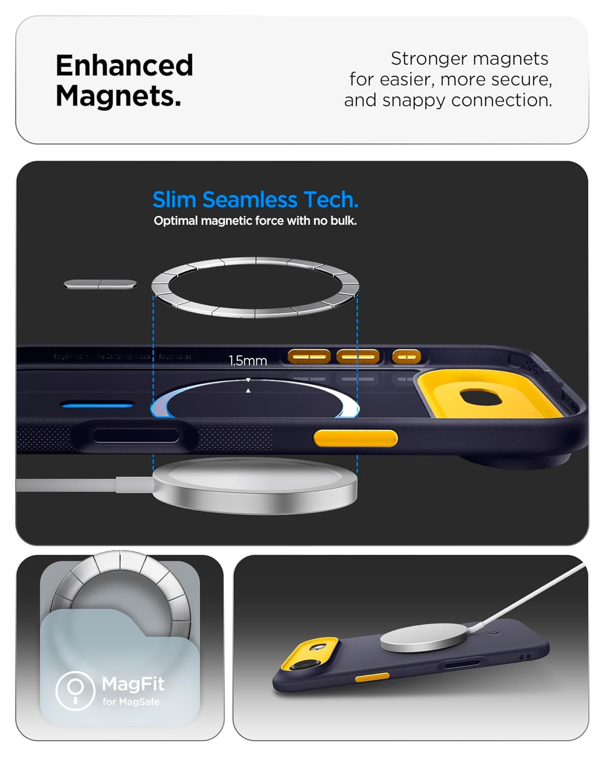 Spigen Nano Pop MagFit Apple iPhone Air Hoesje Back Cover Blauw afbeelding 5