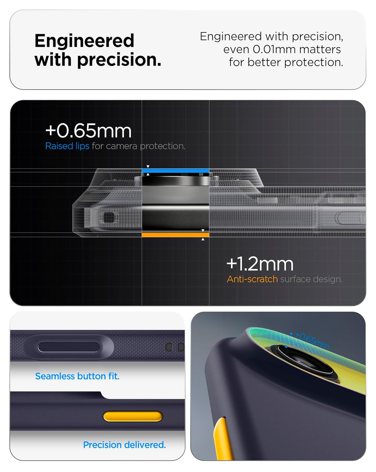 Spigen Nano Pop MagFit Apple iPhone Air Hoesje Back Cover Blauw afbeelding 6