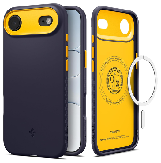 Spigen Nano Pop MagFit Apple iPhone Air Hoesje Back Cover Blauw afbeelding 1