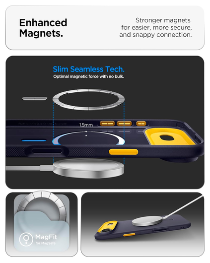 Spigen Nano Pop MagFit Apple iPhone Air Hoesje Back Cover Blauw afbeelding 5