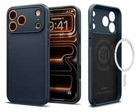 Spigen Thin Fit MagFit iPhone 17 Pro Max Hoesje MagSafe Metal Slate afbeelding