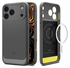 Spigen Rugged Armor MagFit Apple iPhone 17 Pro Max Hoesje MagSafe Grijs