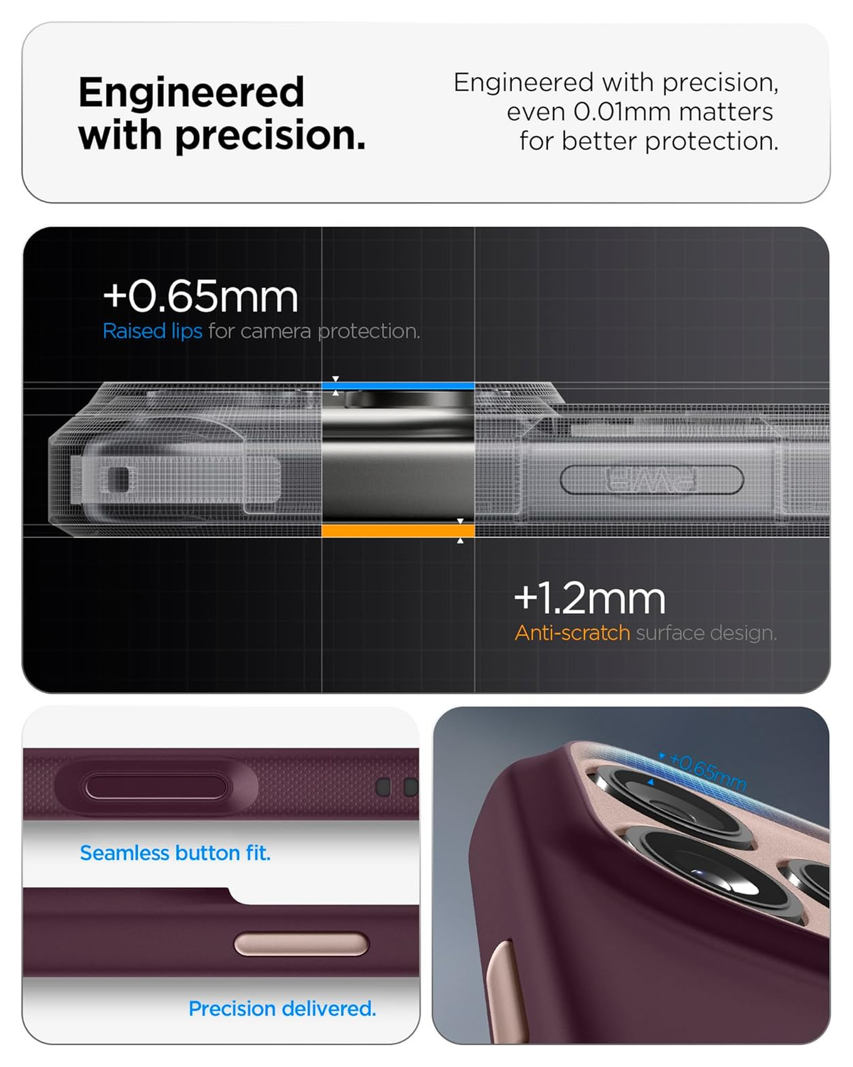 Spigen Nano Pop MagFit iPhone 17 Pro Max Hoesje MagSafe Back Cover Rood afbeelding 5