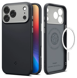 Spigen Nano Pop MagFit iPhone 17 Pro Max Hoesje MagSafe Back Cover Zwart