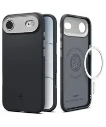 Spigen Nano Pop MagFit iPhone Air Hoesje MagSafe Back Cover Zwart afbeelding