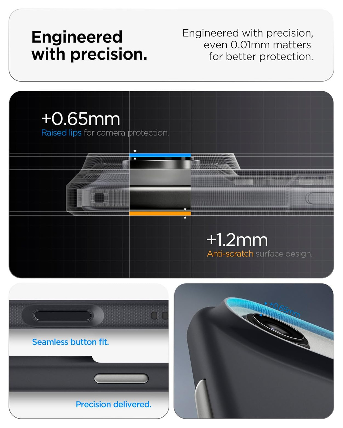 Spigen Nano Pop MagFit iPhone Air Hoesje MagSafe Back Cover Zwart afbeelding 5
