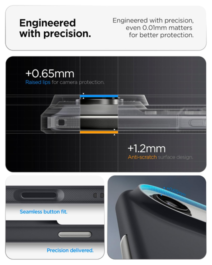 Spigen Nano Pop MagFit iPhone Air Hoesje MagSafe Back Cover Zwart afbeelding 5