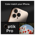 Spigen Optik iPhone 17 Pro (Max)/16 Pro (Max) Camera Protector Titanium (2-Pack) afbeelding 3