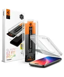 Spigen EZ Fit GLAS.tR Apple iPhone 17 Pro Privacy Glass 1-Pack afbeelding