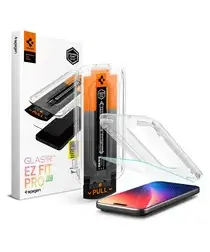 Spigen GLAS.tR EZ Fit iPhone 17 Pro Max Screen Protector 1-Pack afbeelding