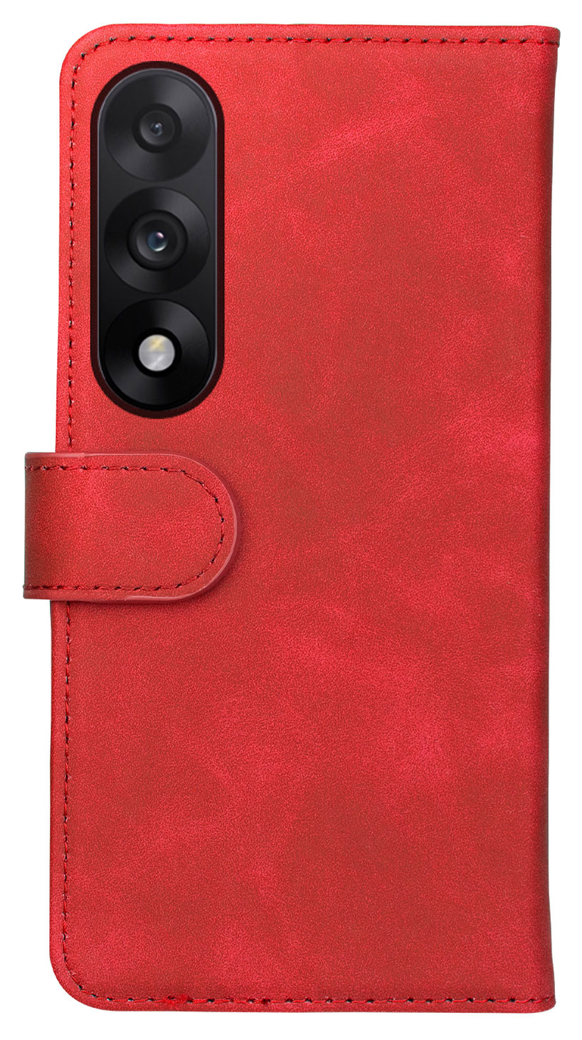 Rosso Element OnePlus Nord 5 Hoesje Book Case Wallet Rood afbeelding 2