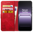 Rosso Element OnePlus Nord 5 Hoesje Book Case Wallet Rood