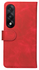 Rosso Element OnePlus Nord 5 Hoesje Book Case Wallet Rood afbeelding 2