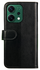 Rosso Element Oppo Reno 14 Hoesje Book Case Wallet Zwart afbeelding 2