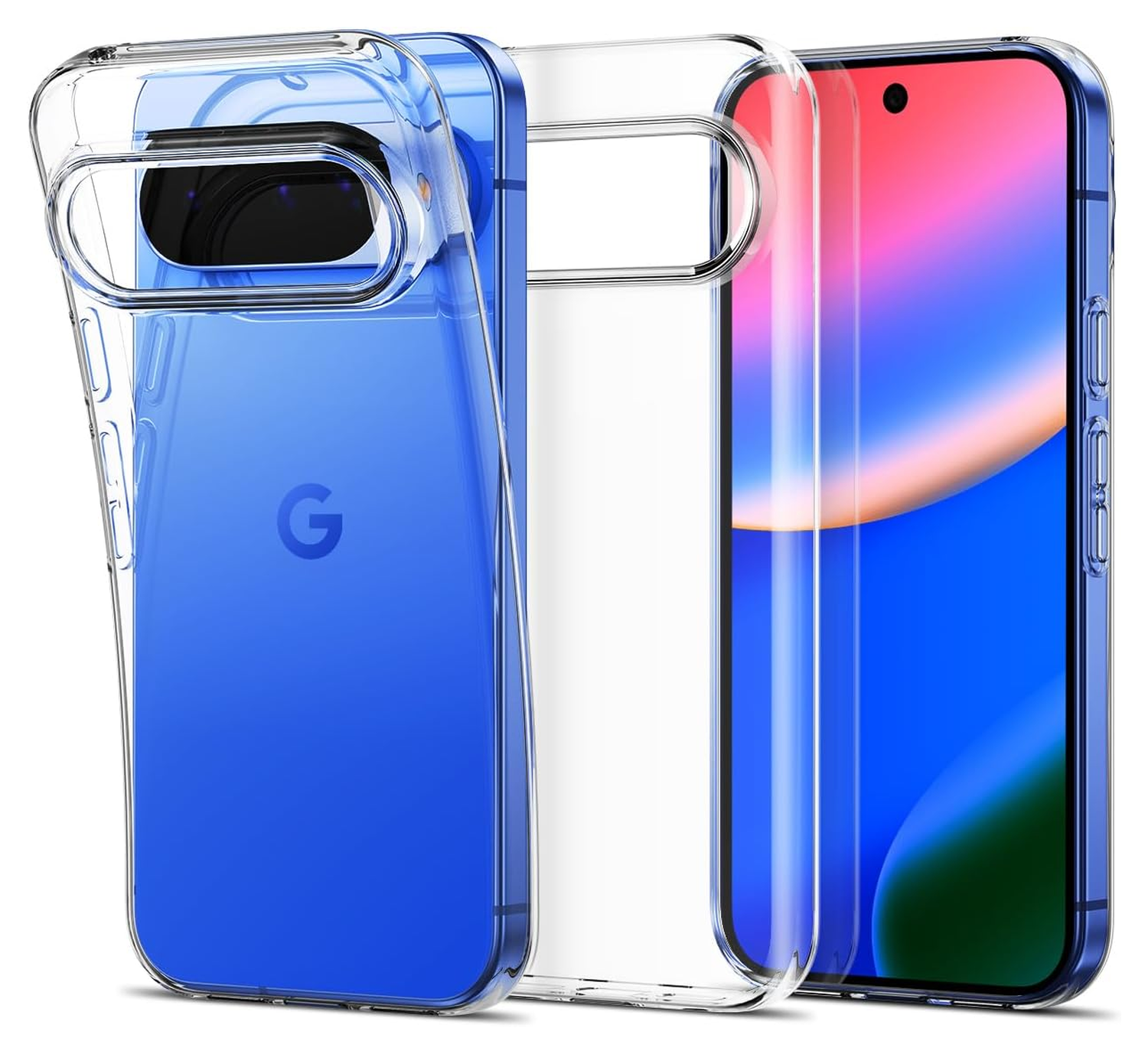 Google Pixel 10 Pro Hoesje Dun TPU Back Cover Transparant afbeelding 1