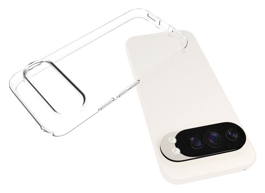 Google Pixel 10 Pro Hoesje Dun TPU Back Cover Transparant afbeelding 3
