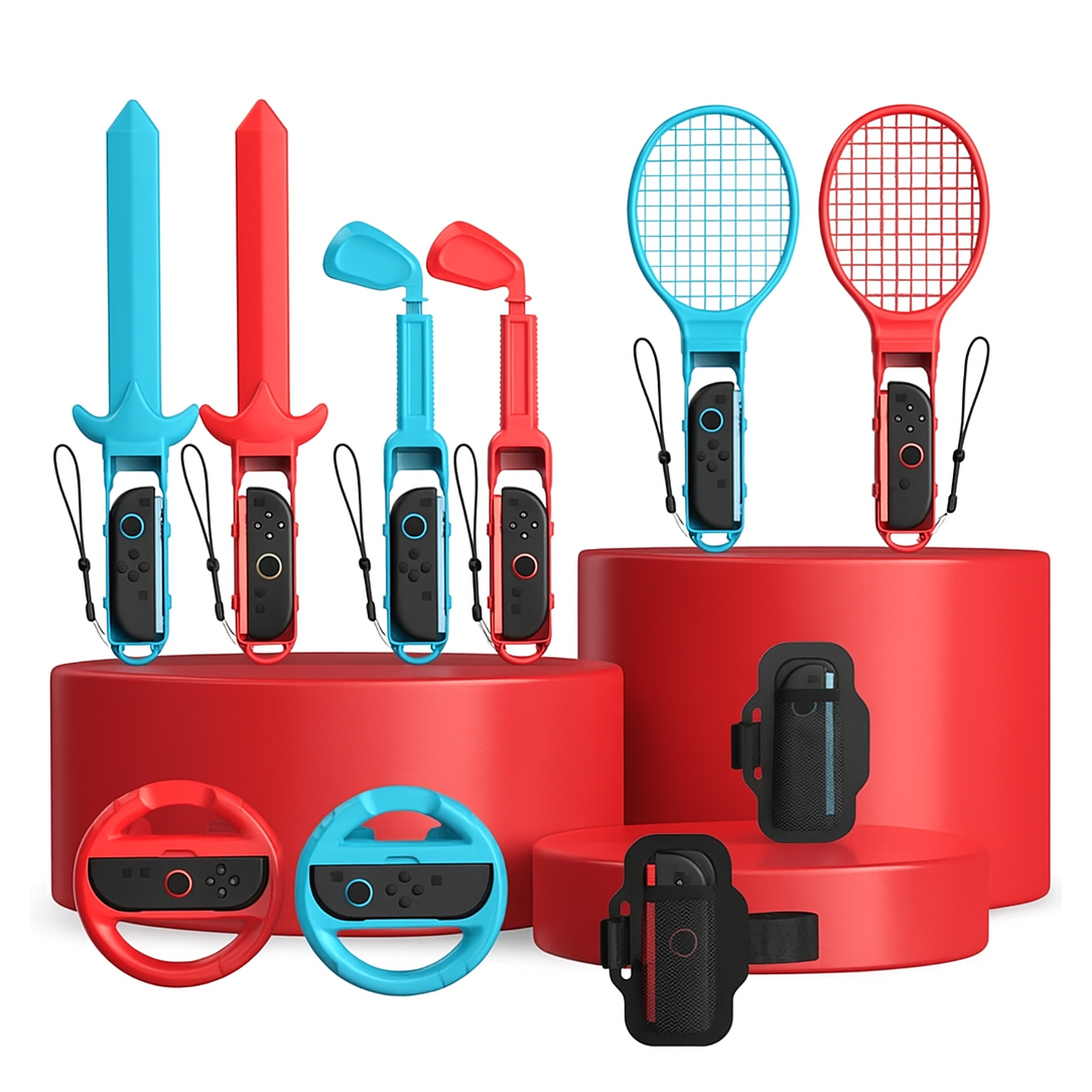 Nintendo Switch / Switch 2 Accessoires Set Bundel voor Sport Games afbeelding 1