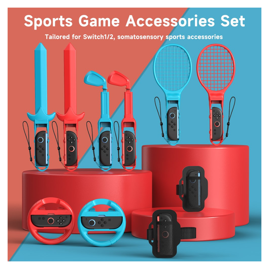 Nintendo Switch / Switch 2 Accessoires Set Bundel voor Sport Games afbeelding 4