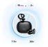 Ugreen Hi Tune True Wireless Headset Bluetooth 5.4 Draadloze Oortjes Zwart afbeelding 7
