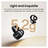 Ugreen Hi Tune True Wireless Headset Bluetooth 5.4 Draadloze Oortjes Wit afbeelding 2