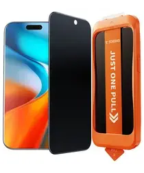 TORRAS Install Master iPhone Air Privacy Glass Screen Protector afbeelding