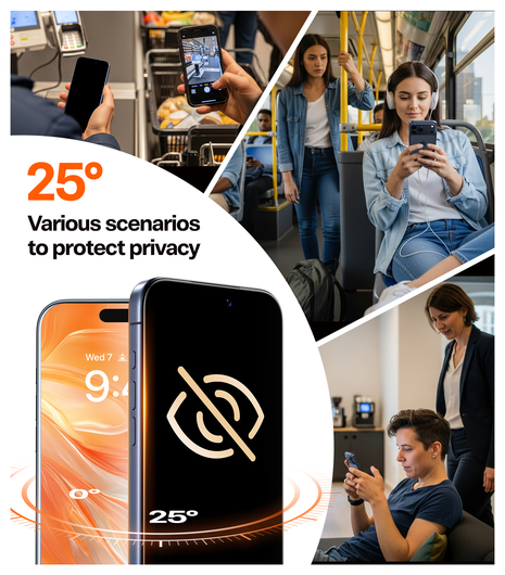 TORRAS Install Master iPhone Air Privacy Glass Screen Protector afbeelding 2
