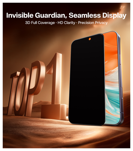 TORRAS Install Master iPhone Air Privacy Glass Screen Protector afbeelding 8