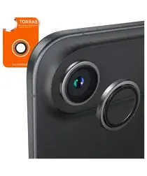 TORRAS LensGuard iPhone Air Camera Protector Tempered Glass Zwart afbeelding