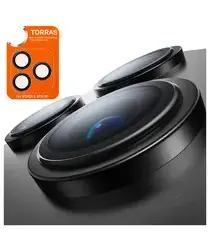 TORRAS LensGuard iPhone 17 Pro Max Camera Protector Tempered Glass Zwart afbeelding