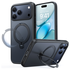 TORRAS Ostand Spin Apple iPhone 17 Pro Max Hoesje 360° MagSafe Stand Zwart