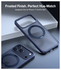TORRAS Ostand Pro Apple iPhone 17 Pro Hoesje 360° MagSafe Stand Blauw afbeelding 6