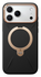 TORRAS Q Pro Leather iPhone 17 Pro Hoesje MagSafe 360° Kickstand Zwart afbeelding 2