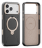 TORRAS Q Pro Leather iPhone 17 Pro Max Hoesje MagSafe 360° Kickstand Zwart afbeelding 1