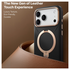 TORRAS Q Pro Leather iPhone 17 Pro Max Hoesje MagSafe 360° Kickstand Zwart afbeelding 3