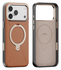 TORRAS Q Pro Leather iPhone 17 Pro Max Hoesje MagSafe 360° Kickstand Bruin afbeelding 1