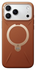 TORRAS Q Pro Leather iPhone 17 Pro Max Hoesje MagSafe 360° Kickstand Bruin afbeelding 2