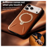 TORRAS Q Pro Leather iPhone 17 Pro Max Hoesje MagSafe 360° Kickstand Bruin afbeelding 6