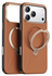 TORRAS Q Pro Leather iPhone 17 Pro Max Hoesje MagSafe 360° Kickstand Bruin afbeelding 8