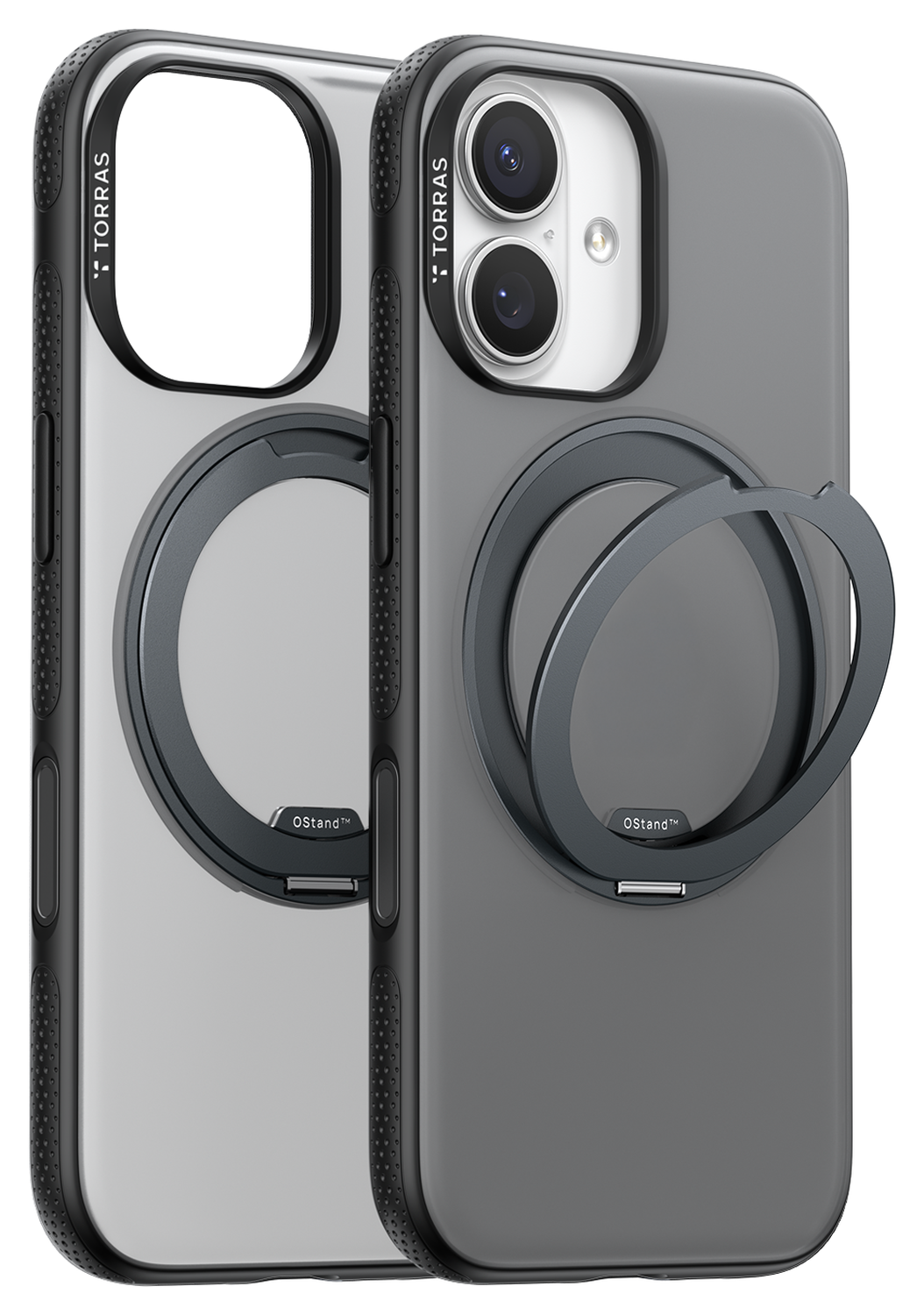 TORRAS O Fitness iPhone 17 Hoesje MagSafe 360° Kickstand Zwart afbeelding 7