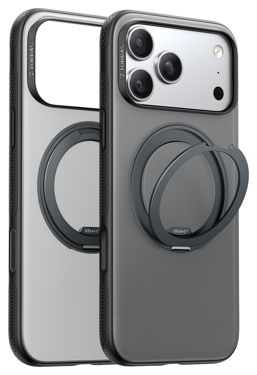 TORRAS O Fitness iPhone 17 Pro Max Hoesje MagSafe 360° Kickstand Zwart afbeelding 8